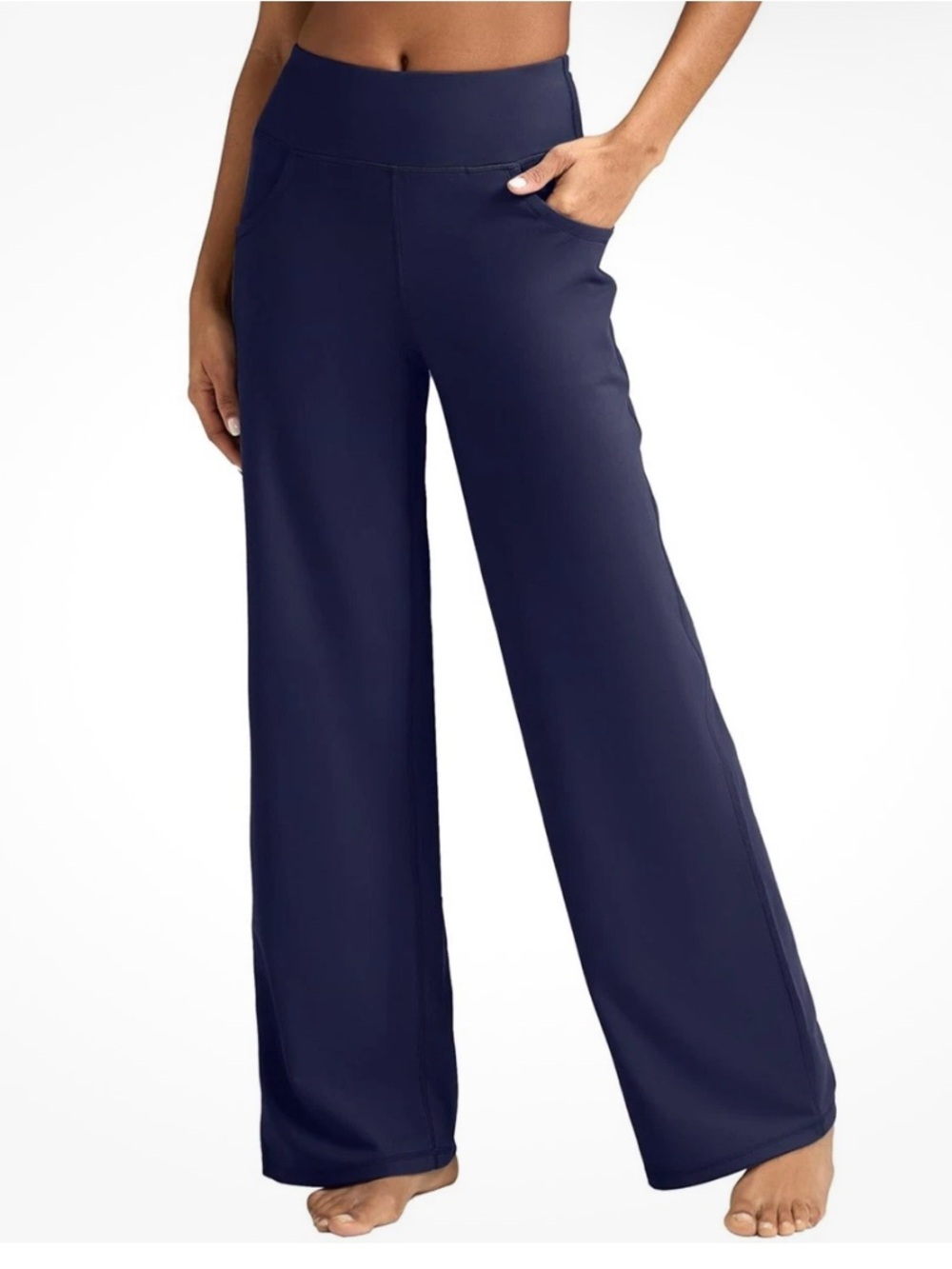 Lot of 4 Wide-Leg Navy Women’s Pants